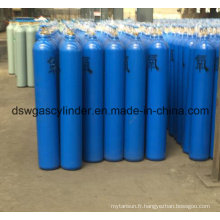 Cylindre de gaz d&#39;azote de CO2 d&#39;argon d&#39;oxygène d&#39;acétylène sans couture d&#39;acier 50L